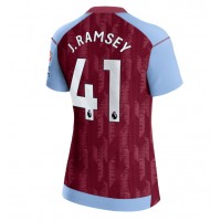 Dres Aston Villa Jacob Ramsey #41 Domáci pre Ženy 2023-24 Krátky Rukáv